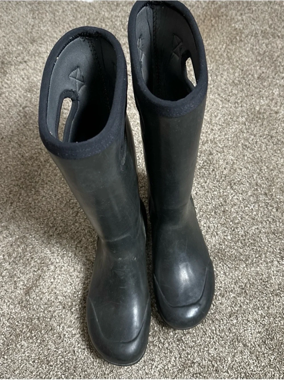 BOGS Tacoma Tall Black Waterproof Insulated Rain Boots Women’s Size 9